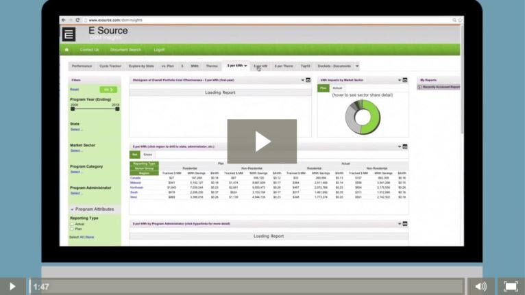 Screenshot of E Source video